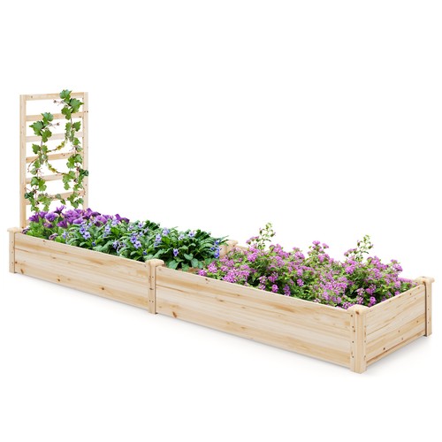 Elevated wooden garden - elevated,