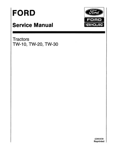 Ford tractor tw10 - tractor,