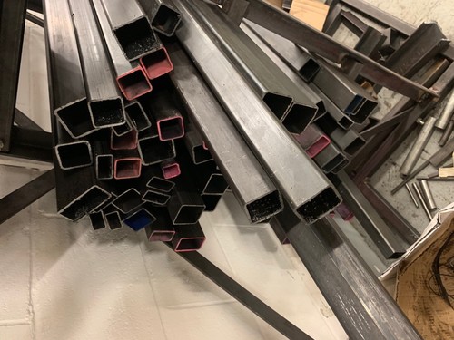 Mild steel section - offcuts., |