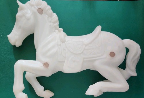 Vintage carousel horse - horse, blow