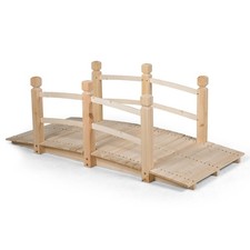 Wooden Garden Bridge Fir Wood