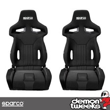 2 x Sparco R333 Seats - Black