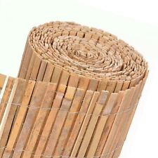 Bamboo Slat Fence Screen Roll Screening Fencing Privacy Sun Panel Garden Outdoor