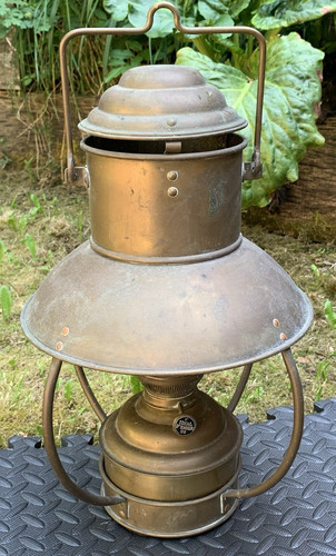 Vintage brass nautical ship - vintage,