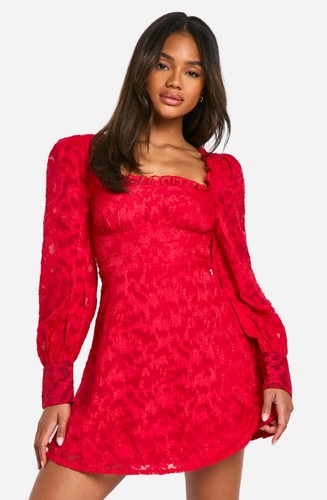 Boohoo red textured - boohoo, corset