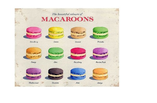 Classic macaroons bakery metal - classic,