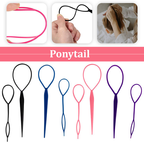 Topsy tail hair styling loop - hair,