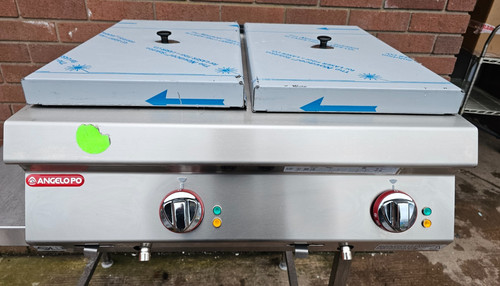 Twin tank fryer angelo - twin,