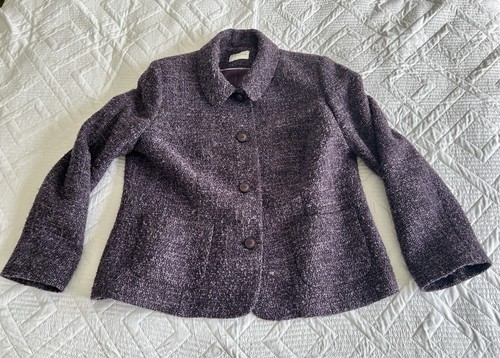 Eastex boucle wool purple - boucle,
