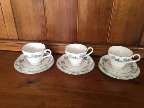Mayfair bone china trios - china, 3