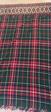 Tartan all wool picnic blanket