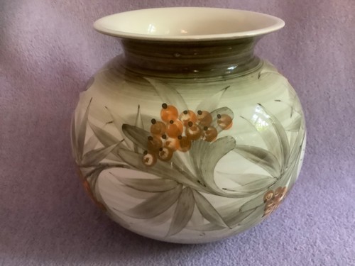 Jersey pottery flower vase - co.,