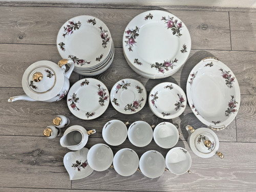 Vintage pearl fine china - vintage, moss
