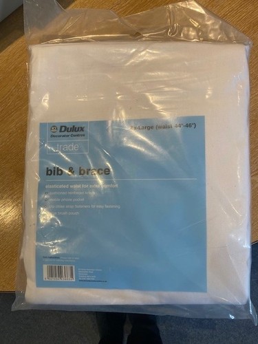 Dulux bib brace suit xl - &,