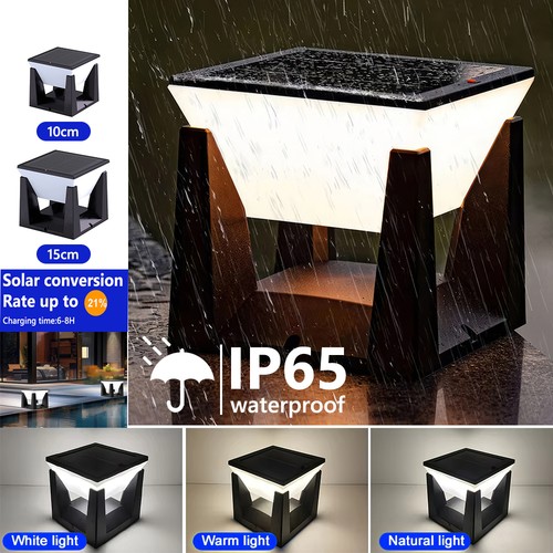 Outdoor solar post light - solar,