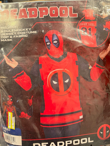 Deadpool adult hockey jersey - adult,