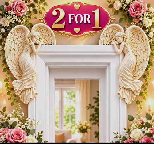 Left and right angel - and,