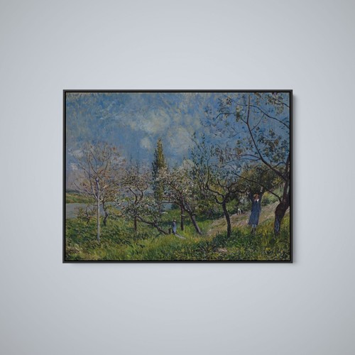Alfred sisley orchard in - sisley,