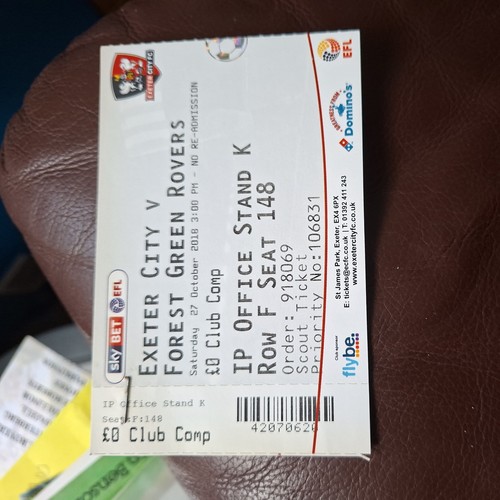 2018 exeter city v - 27/10/2018,