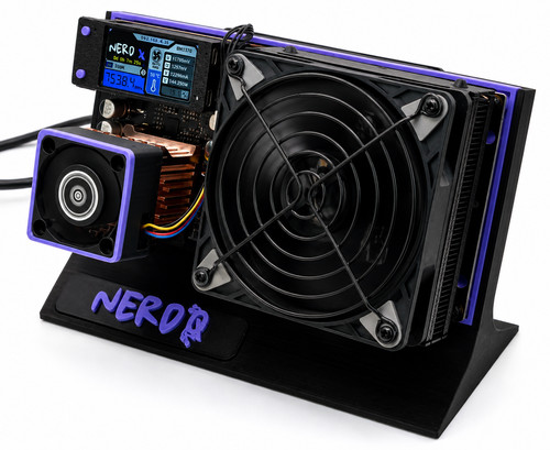 Nerdqx black bitcoin miner - miner, |