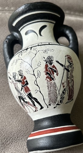 Vintage greek amphora vase - vintage,
