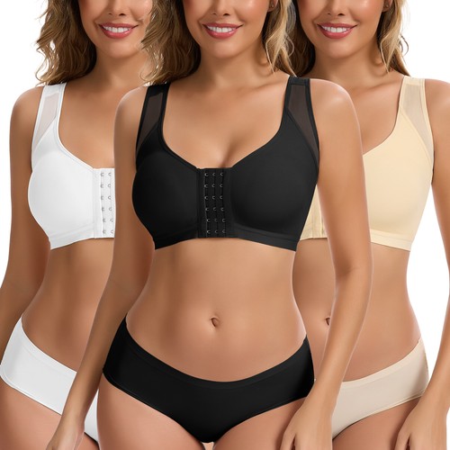 Womens front fastening non - womens,