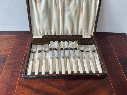 Vintage piece fish cutlery - vintage,