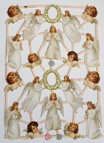 Vintage style angel paper - angel,