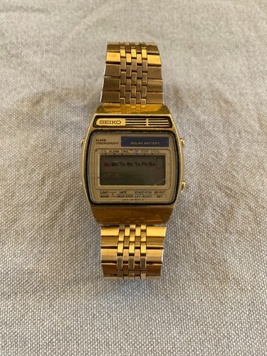 Vintage seiko a156 5020 lcd - vintage,