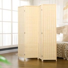 Room Divider 4 Panels Folding