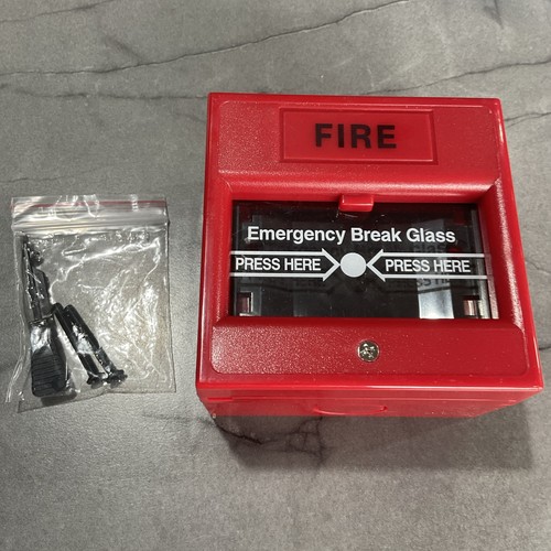 Emergency break glass fire