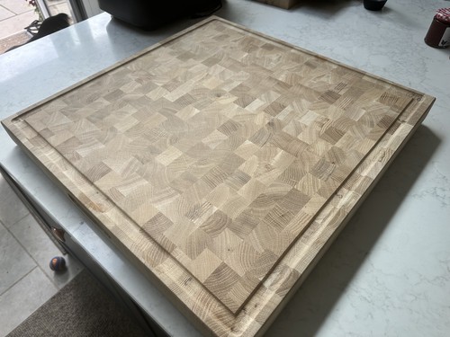 Butchers block solid - butchers, oak