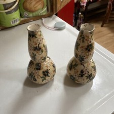 Pair Crown Ducal chintz bud