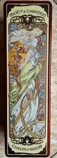 Rare MUCHA Champagne Moet & Chandon Metal Box Complete Collection Box