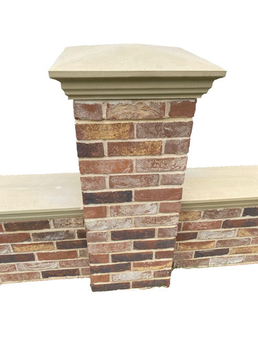 Pier pillar cap - pier, coping