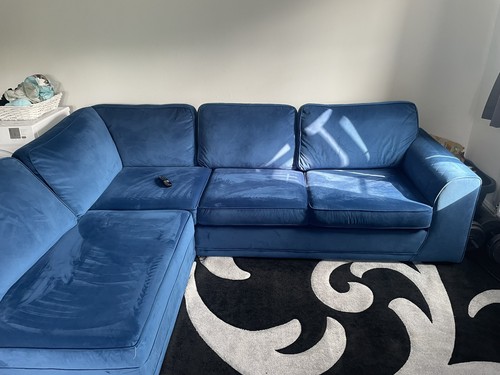 Corner sofa with snuggle chair - sofa,