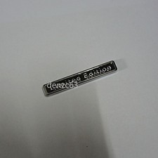 1x Chrome Small Silver Black