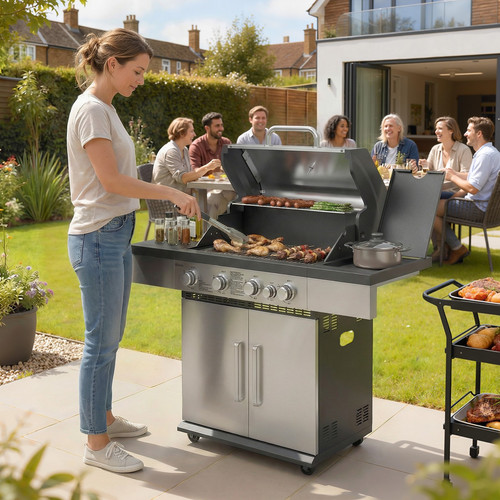 Burner gas bbq grill - gas,