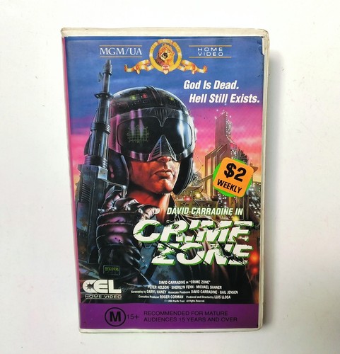 Crime zone vhs cel cult - zone, 80s