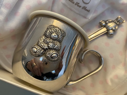 New baby gift - new, plated