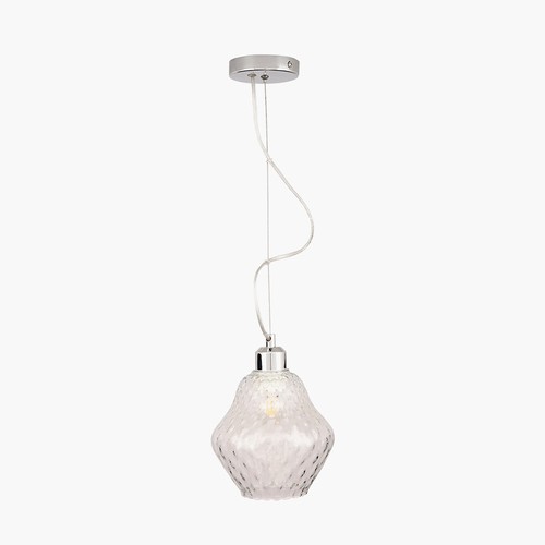 Textured glass pendant - textured, ceiling