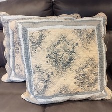 Toile de Jouy Pair Of Cushions