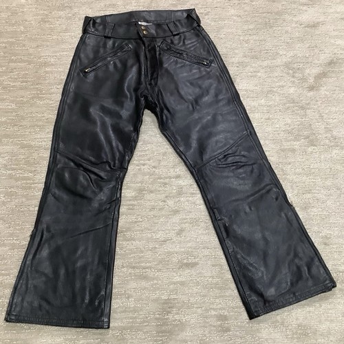 Langlitz leather pants - langlitz, black