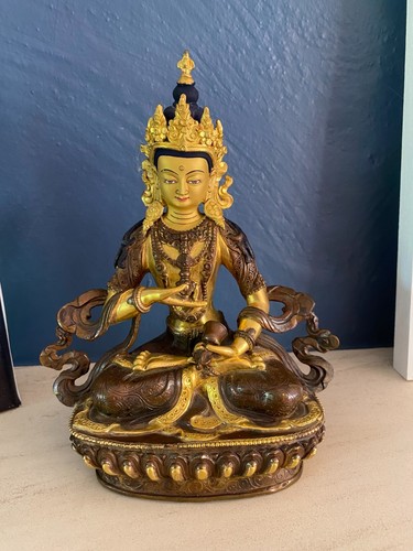Tibetan bronze buddha statue - tibetan,