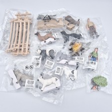 Schleich Farm Animals Fence Campfire BUNDLE + Giftbox