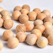 Wooden Balls Natural Craft Wood Ball Sphere Round Dia 6mm 8 10 12 15 18 20~90mm