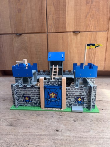 Wooden toy knights castle - wooden,