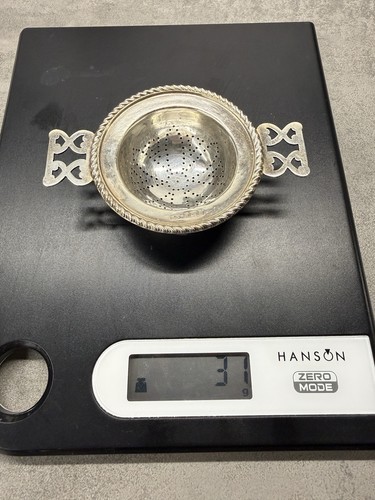Stirlin silver tea - stirlin, strainer