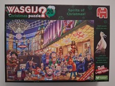 NEW WASGIJ SPIRITS OF CHRISTMAS 2X 1000 JIGSAW PUZZLE SET