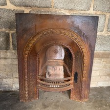 Antique Iron Fire Insert